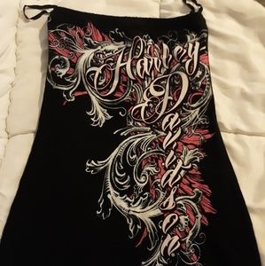 Strapless Harley shirt